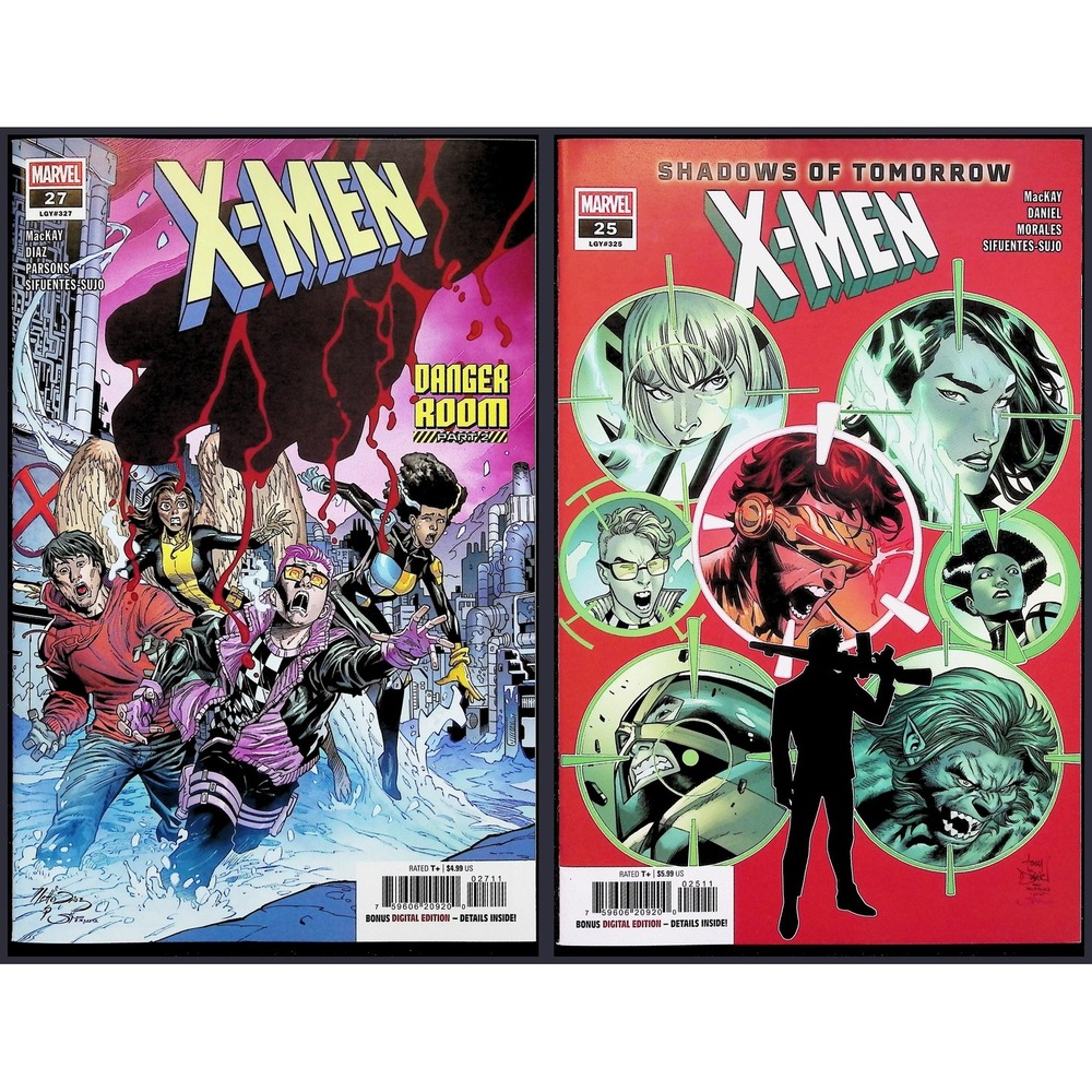 X-Men 2X Comic Lot #25 27 Vol 6 Tony Daniel Netho Diaz Marvel